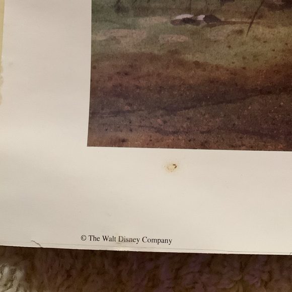 1994 Disney LITHOGRAPH “Fox and Hound” - Picture 7 of 7